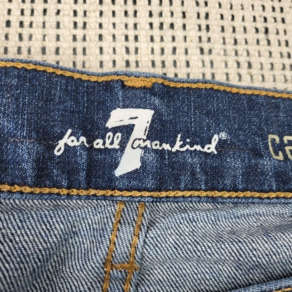 7 For All Mankind Carsen Jeans Mens 40x33 Blue Medium Wash Relaxed Straight